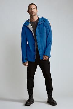 Chamarras Canada Goose Hombre Outlet - Nanaimo Chubasquero Azules Oscuro OQ0964873